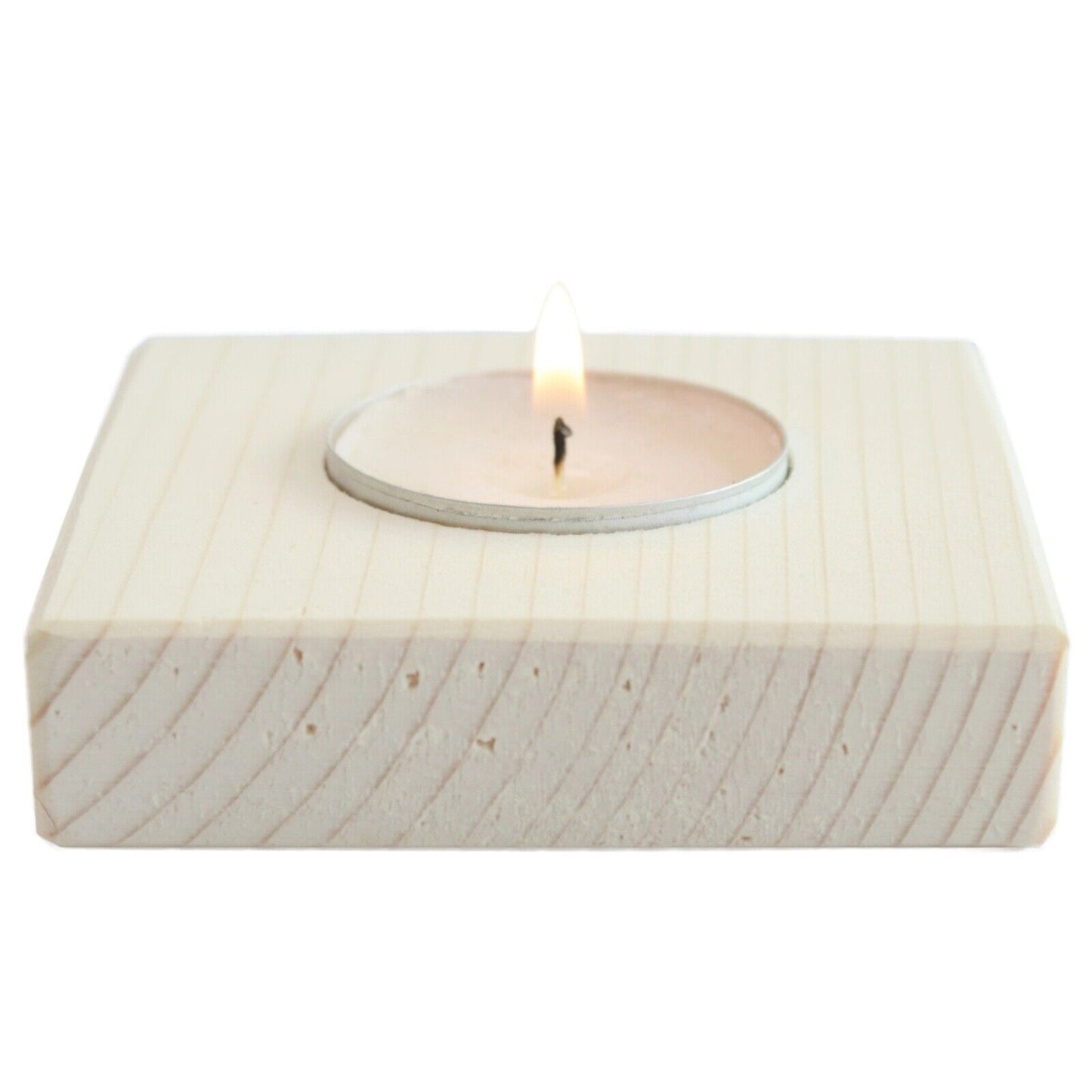 4 Tea Light Candle Holder Table Centerpiece Christmas Wedding Decorative Wood