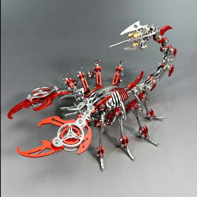 3D Puzzle Scorpion Steampunk Mechanical Creature Assembly Model Kit Adult Gifts
