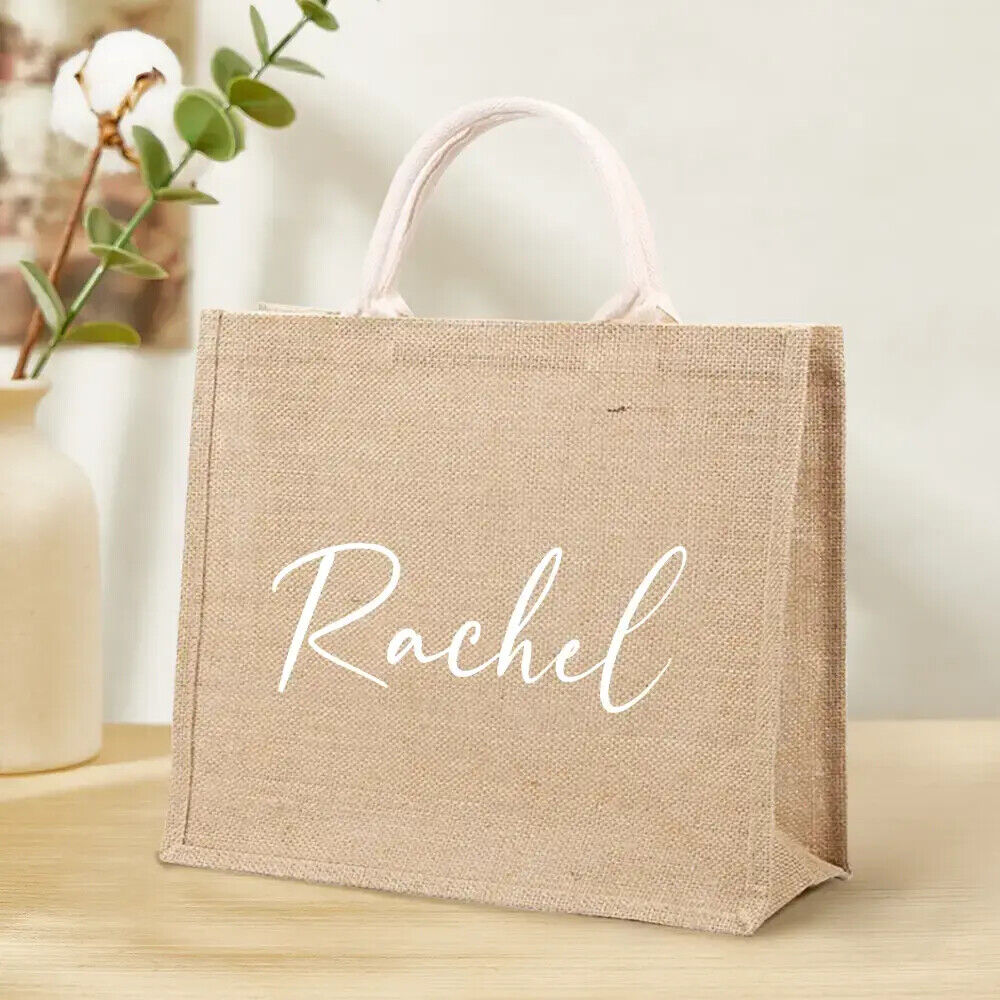 Shopping Shoulder Reusable Tote Custom Name Beach Summer Bag Gifts For Her