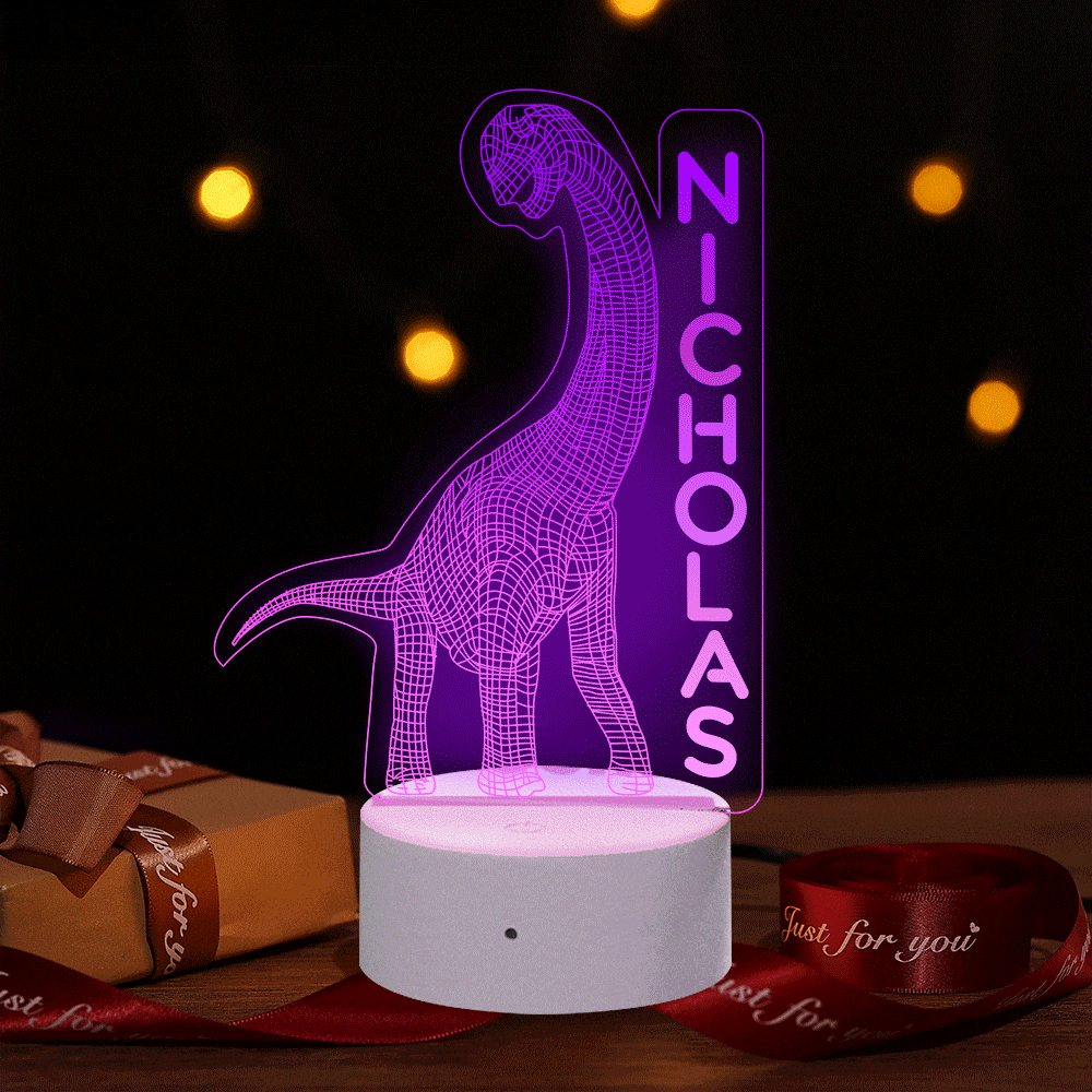 Dinosaur LED Lamp Toy Gift Night Light for Kids Multi Colours Child Gift