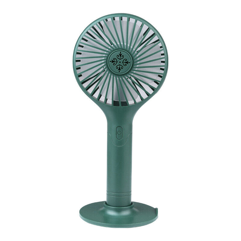 Portable Hand-held Folding Cooling Desk Fan Mini Cooler USB Charging Long Lastin