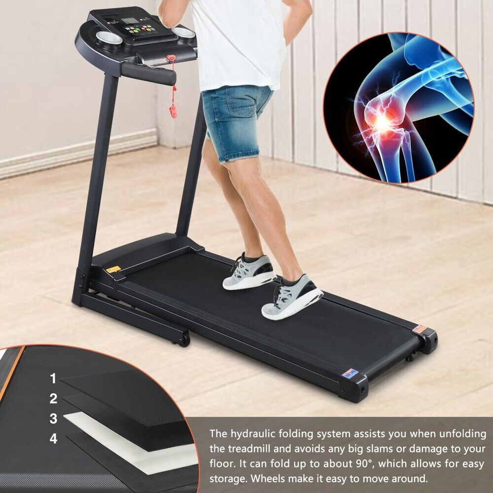 Treadmill Running Adjustable Electric Bluetooth Speakers Folding Machine