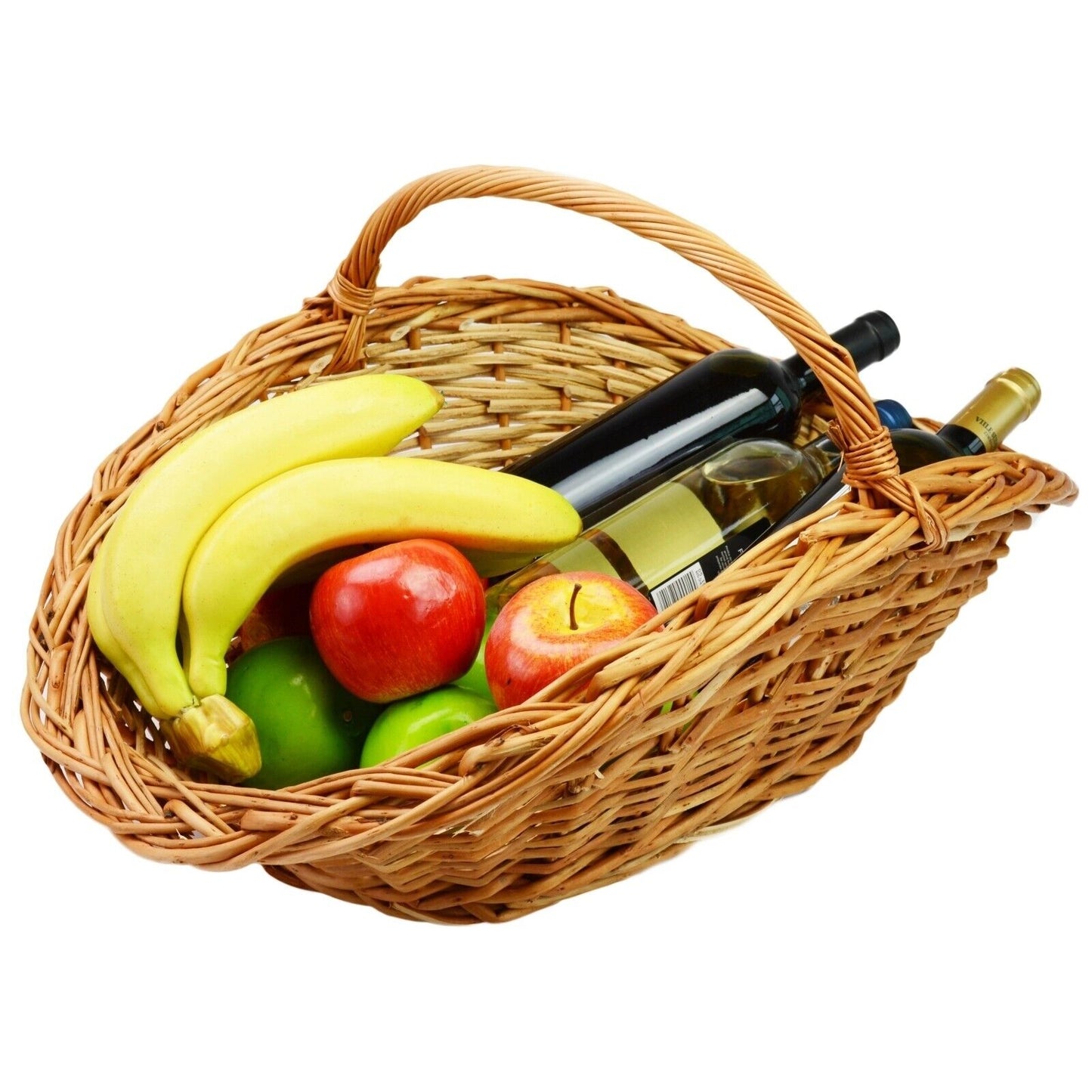 Classic Wicker Picnic Hamper Christmas Gift Hampers Shop Retail Display Home Dec