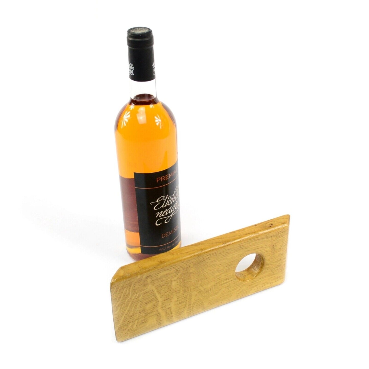 Wooden Balancing Wine Bottle Holder Centerpiece floating Wine Display Unique