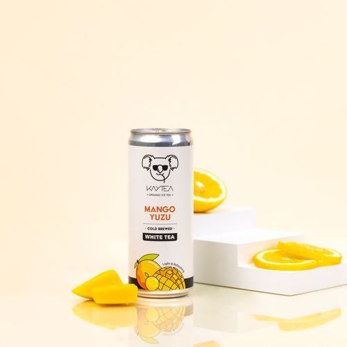 Organic Cold Brew Ice Tea Infusion Tropical Flavours 12 Pack of 330ml Cans