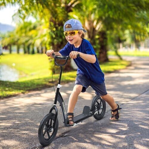 Child Push Scooter Kids Children Stunt Scooter Bike Bicycle Ride On 12" Tyres