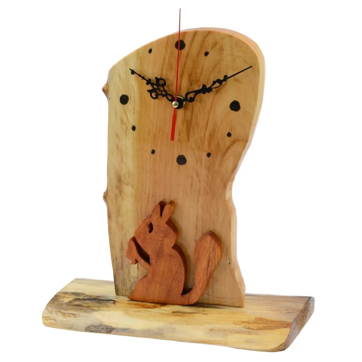 Unique Wall Clock Handmade Wooden Rustic Shabby Unusual Decor Home Clocks Gift