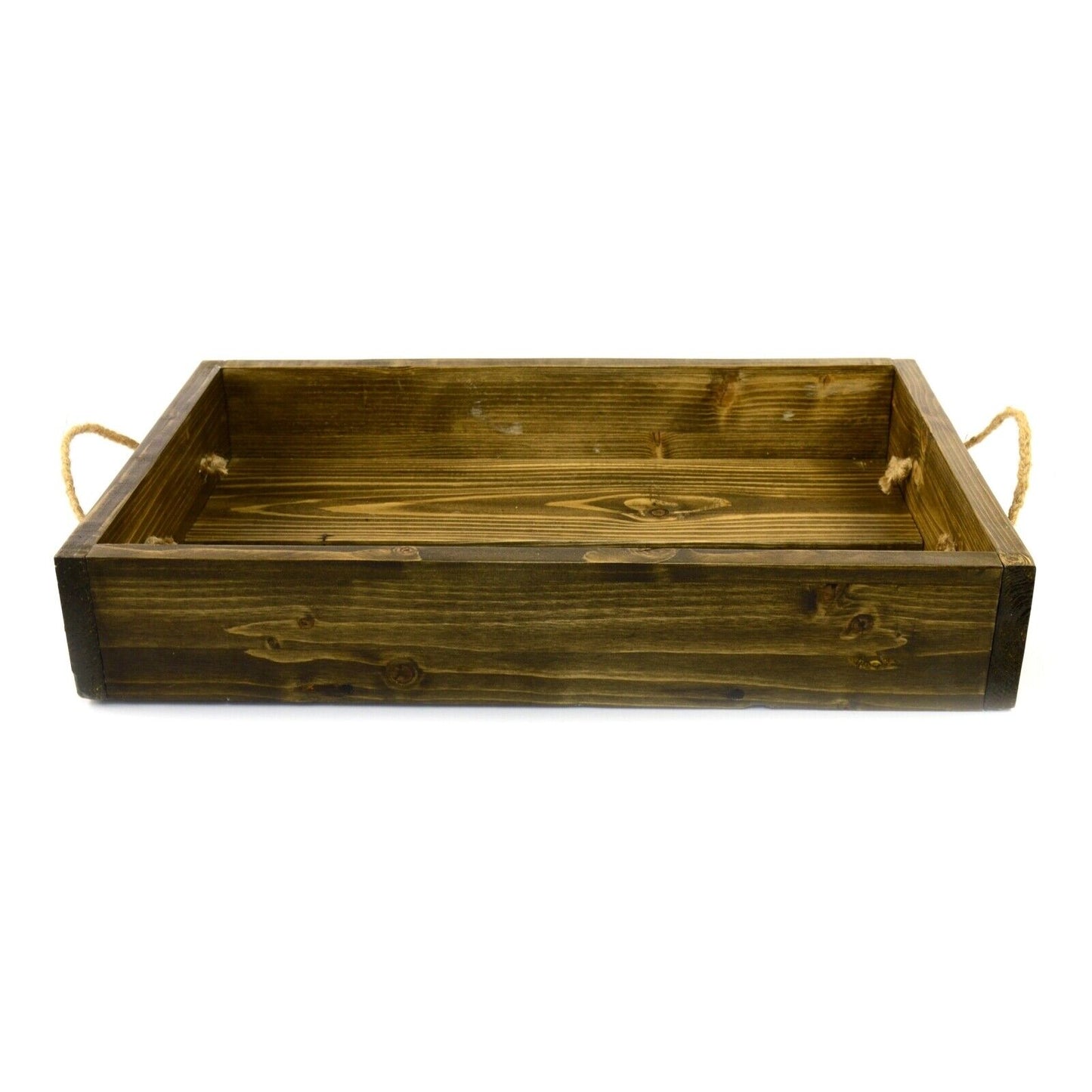 Wooden Serving Tray with Handles / Handmade Serving Tea Breakfast Fruit Wood