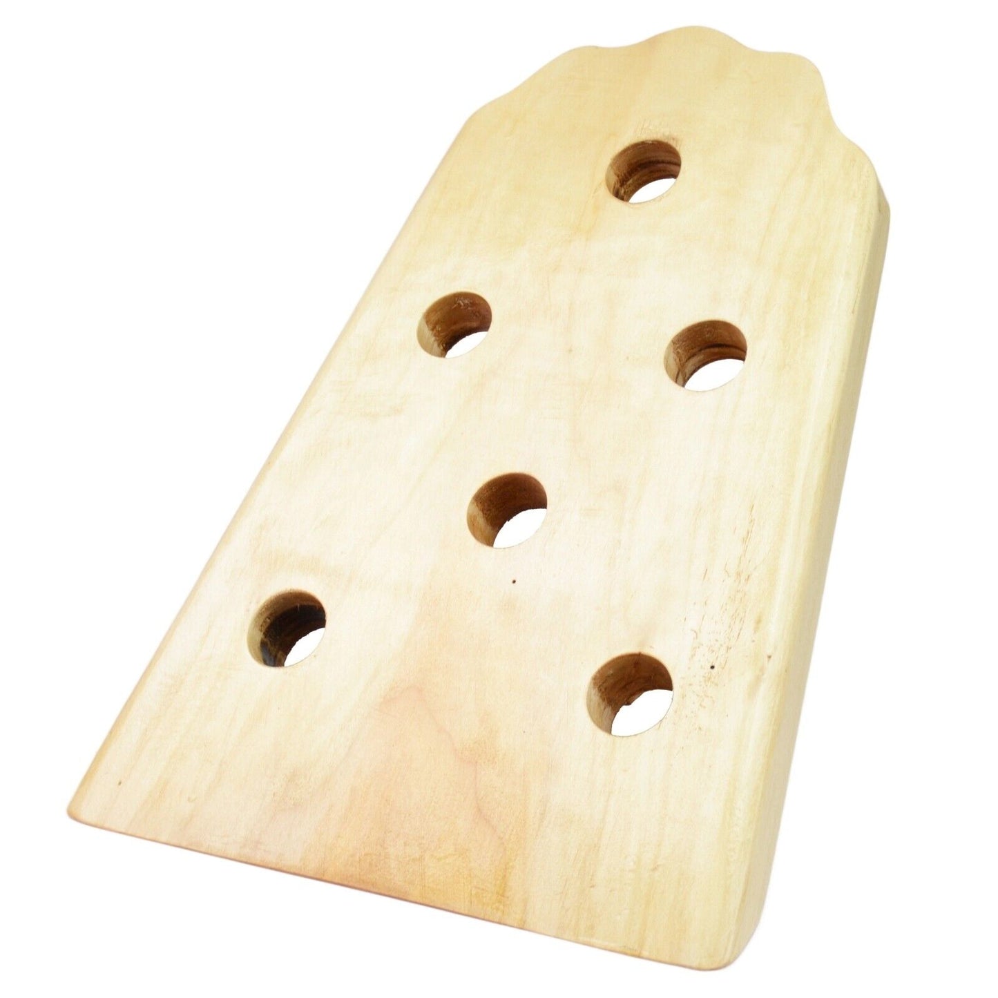Handmade Wooden Wine Rack Holder Floor Stand Standing Holds 6 Bottles