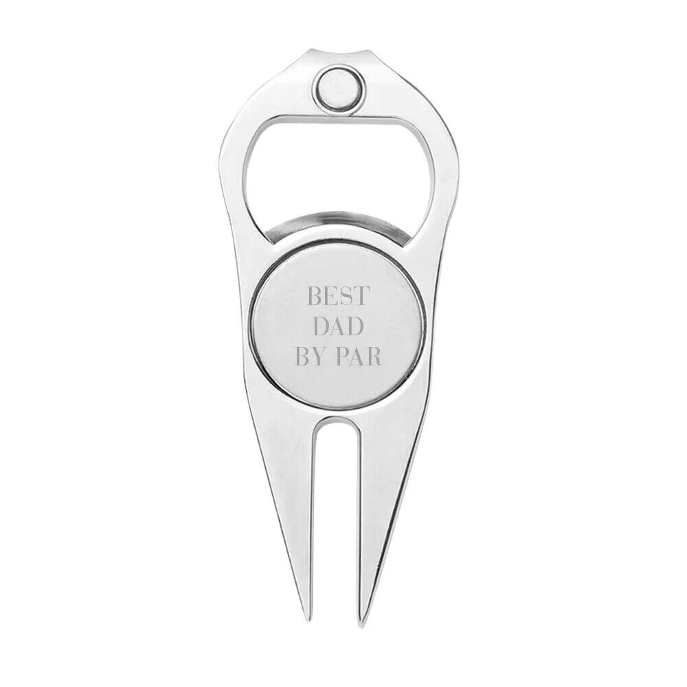 Personalised Golf Ball Fork Gifts For DAD Golfing Accessories Dad Husband