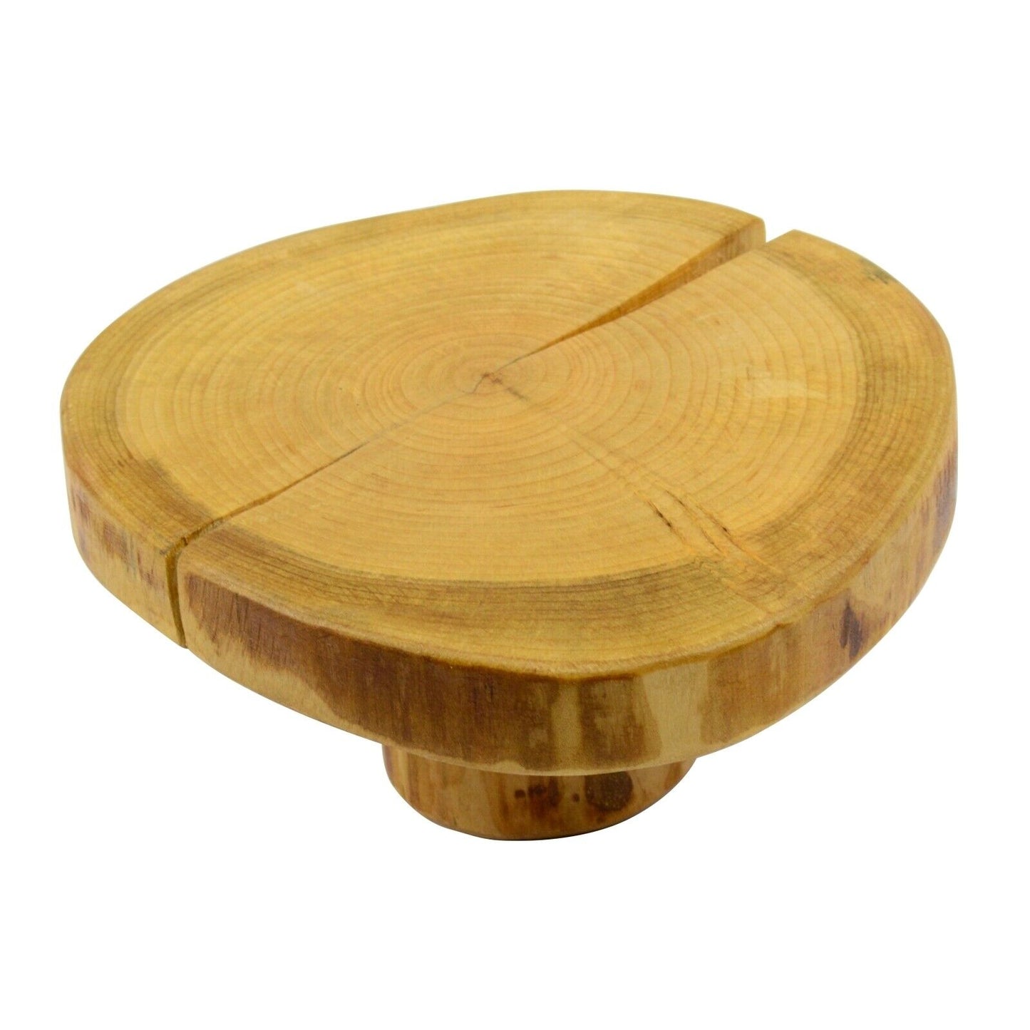 Handcrafted Natural Cake stand Wooden Slice Fruit Cupcake platform Cake Display