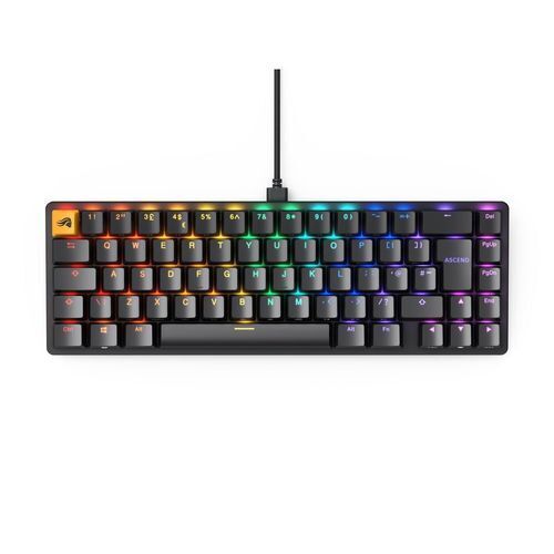 Glorious GMMK 2 65% 96% RGB USB Mechanical Gaming Keyboard UK ISO - Black /White