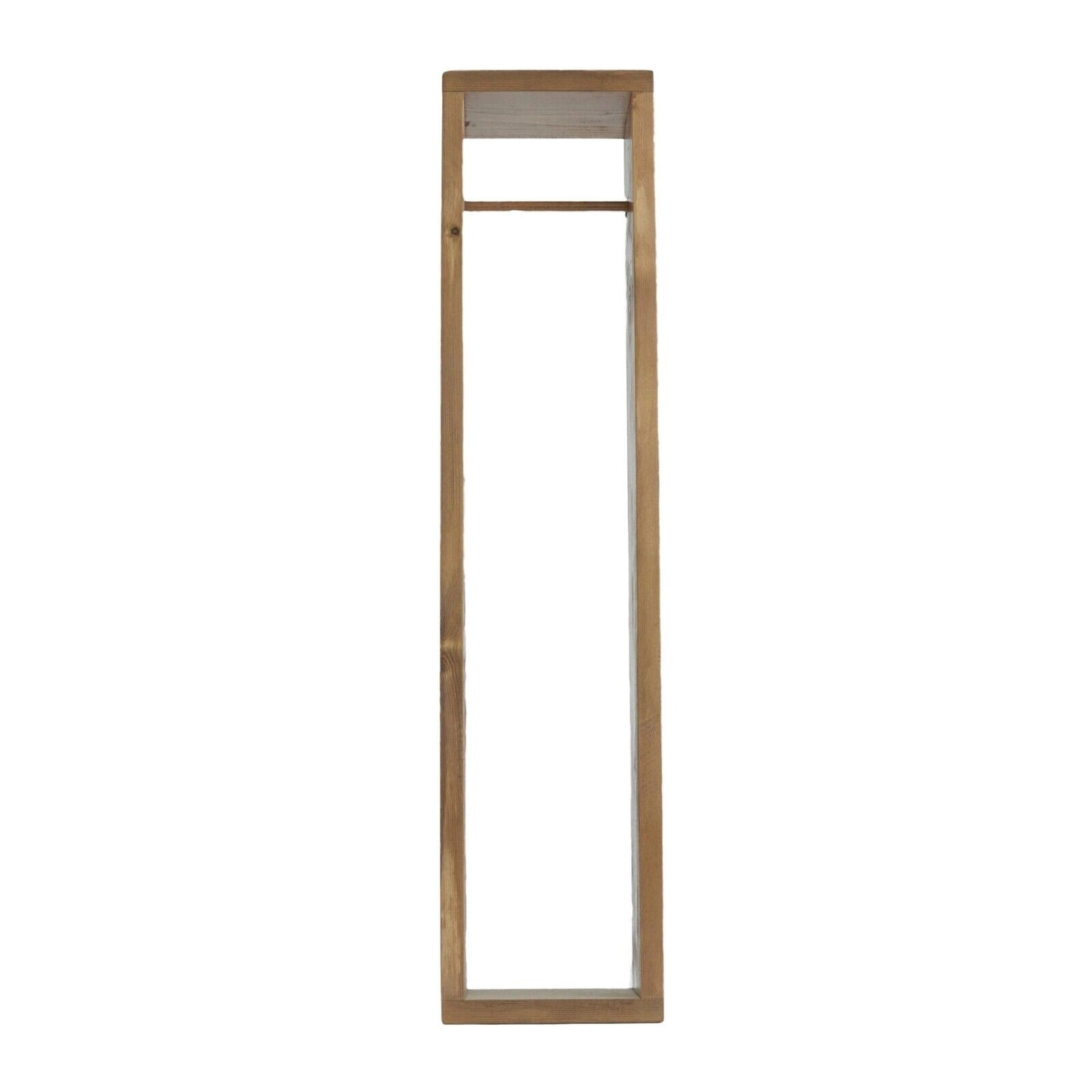 Wooden Handmade Free Standing Toilet Paper Roll Tower Bathroom Storage