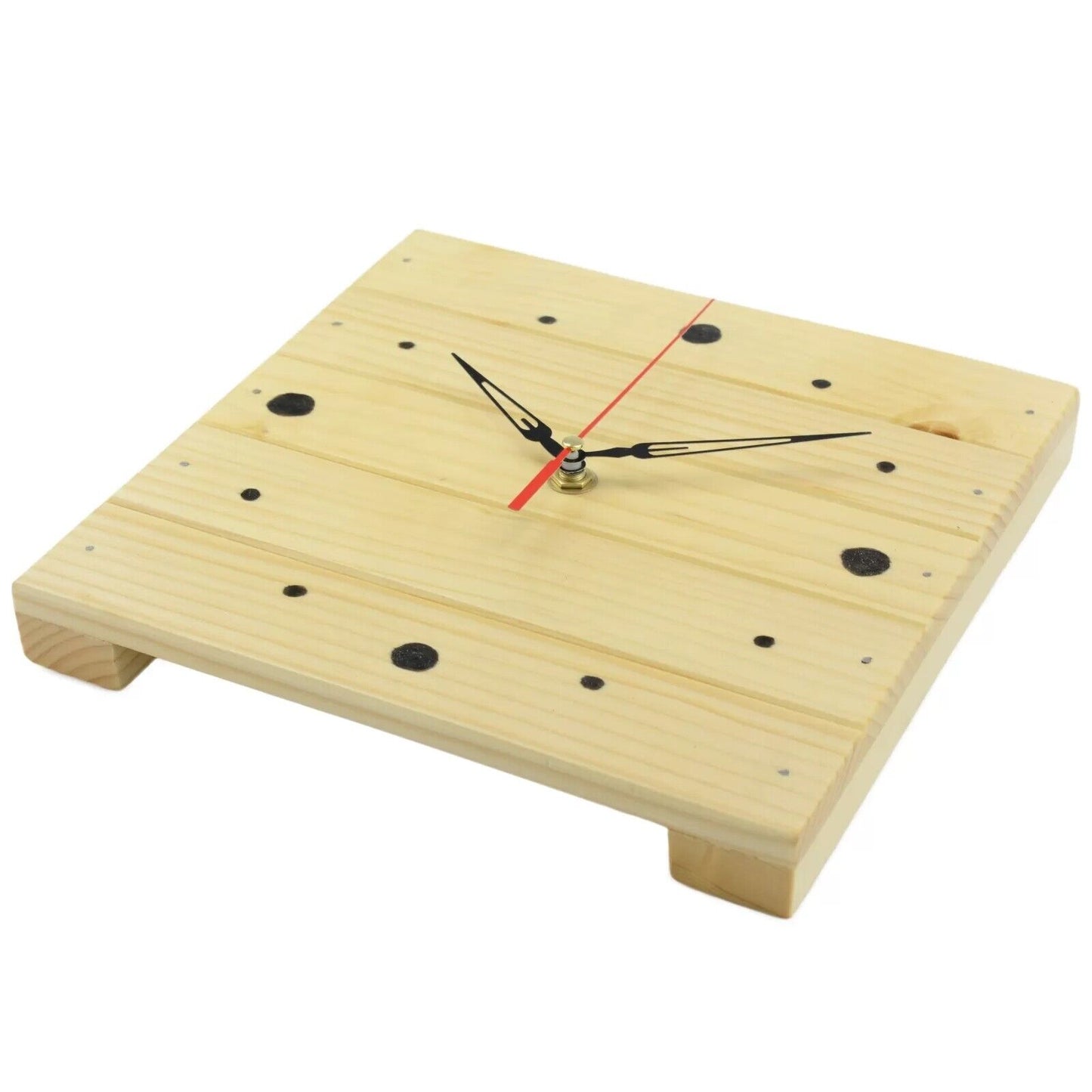Unique Wall Clock Handmade Wooden Rustic Shabby Unusual Decor Home Clocks Gift
