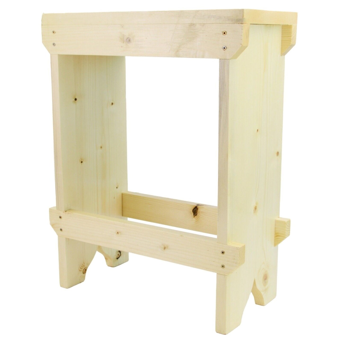 Handmade Rustic Primitive High Chair Breakfast Kitchen Bar Stool Seat Shabby
