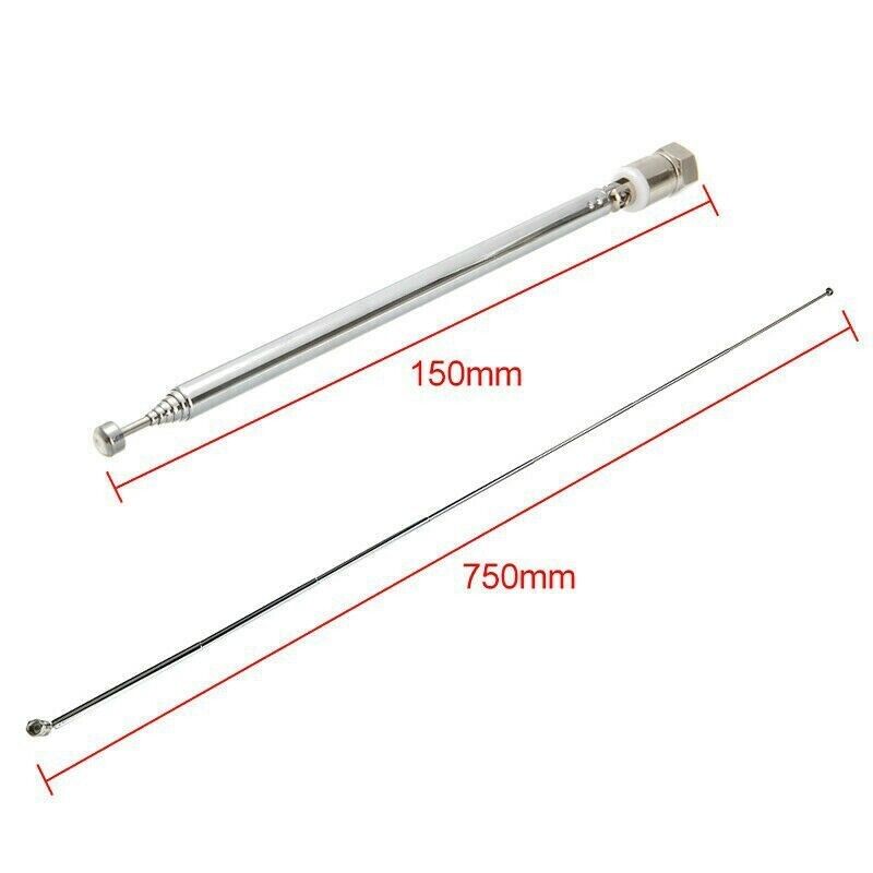 Telescopic DAB FM Radio Aerial Antenna 3 Adapter Bose wave awrc3g/3p top loaders