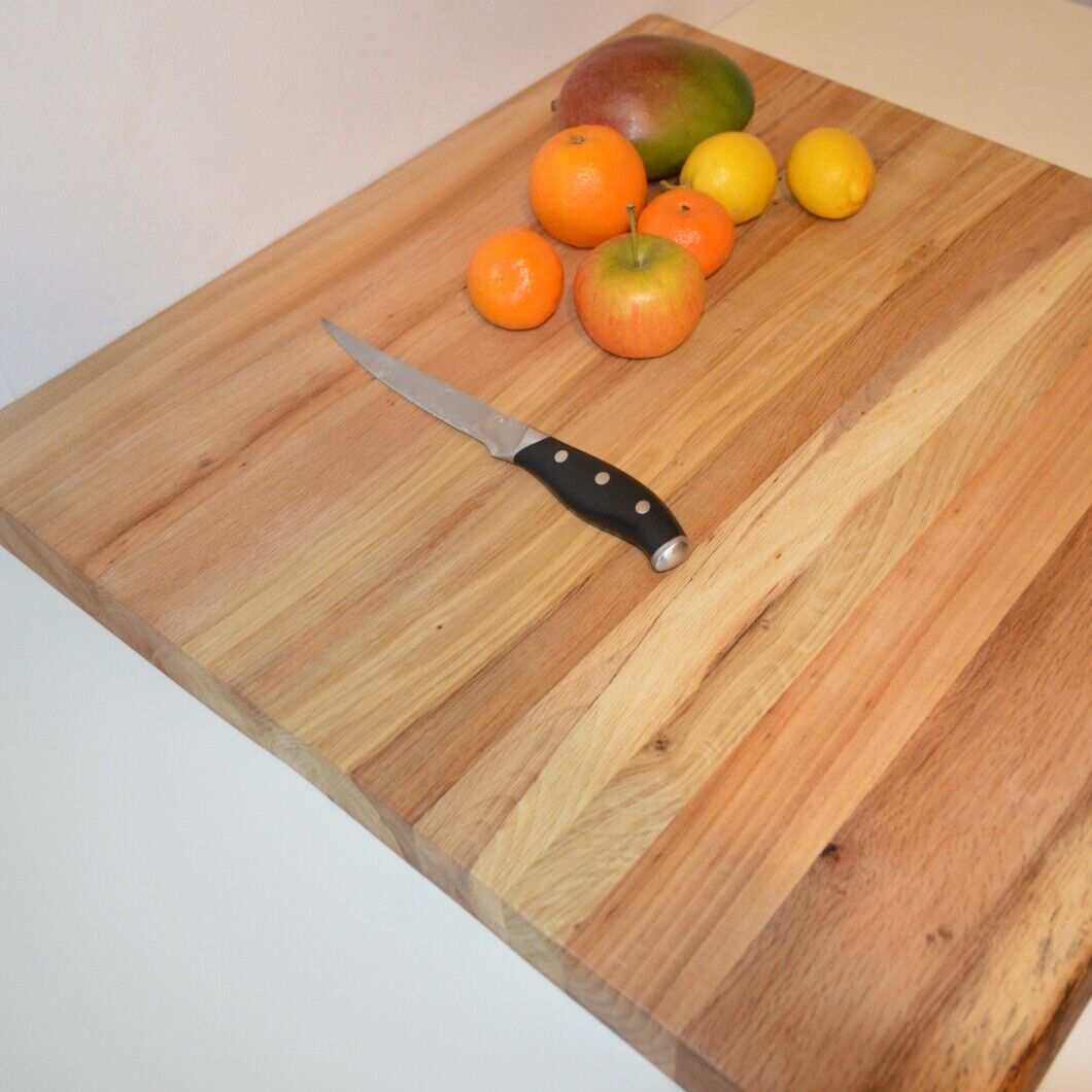 Xlarge Butcher Chopping Board Solid Oak Wood Handmade Kitchen Preparation