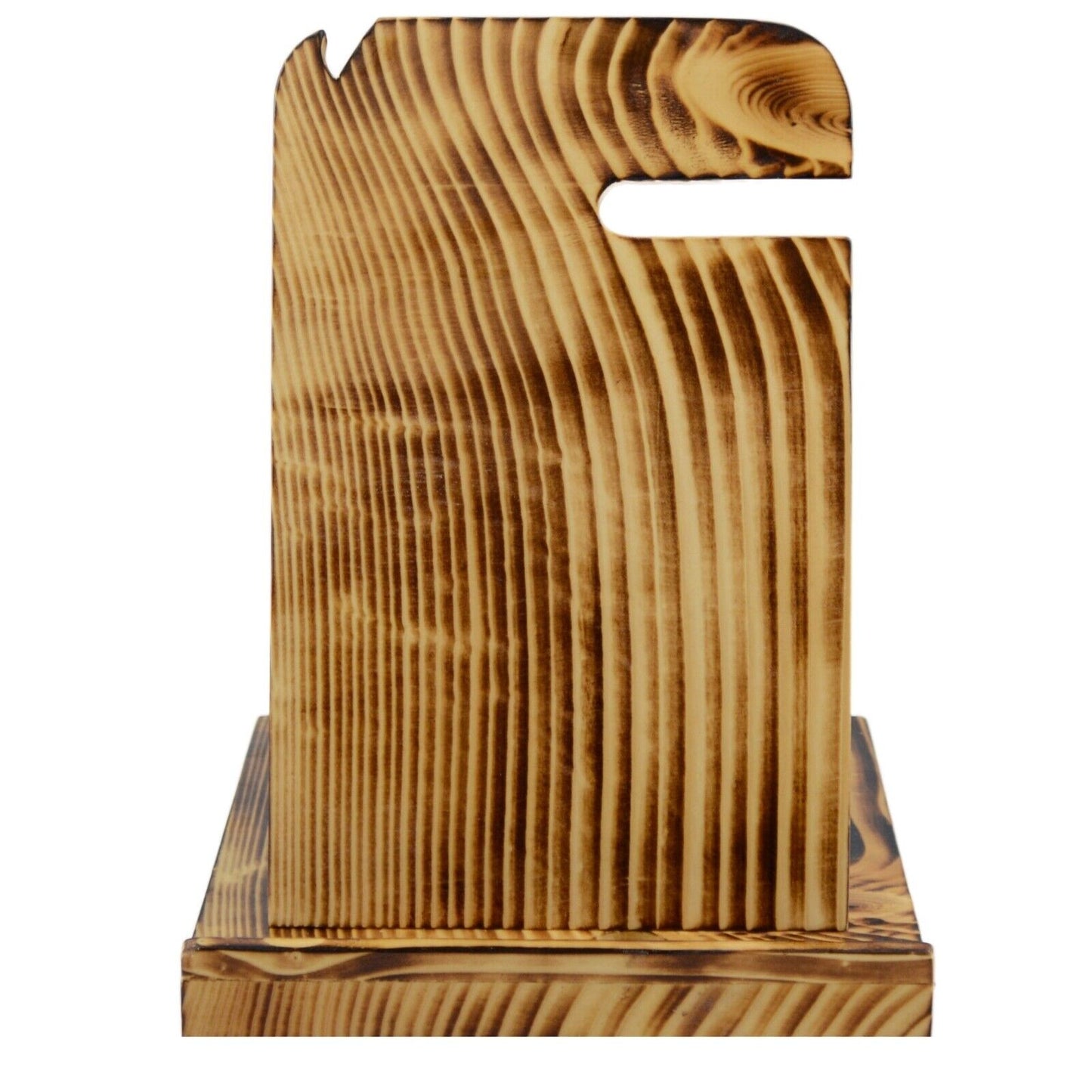 Wood Phone Docking Station - Desk Organizer - Key Holder - Wallet Stand - Watch