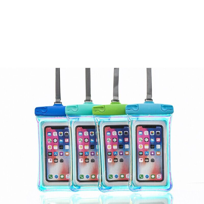7.2 inch Universal Waterproof Phone Pouch Glowing Bag Multiple Colours