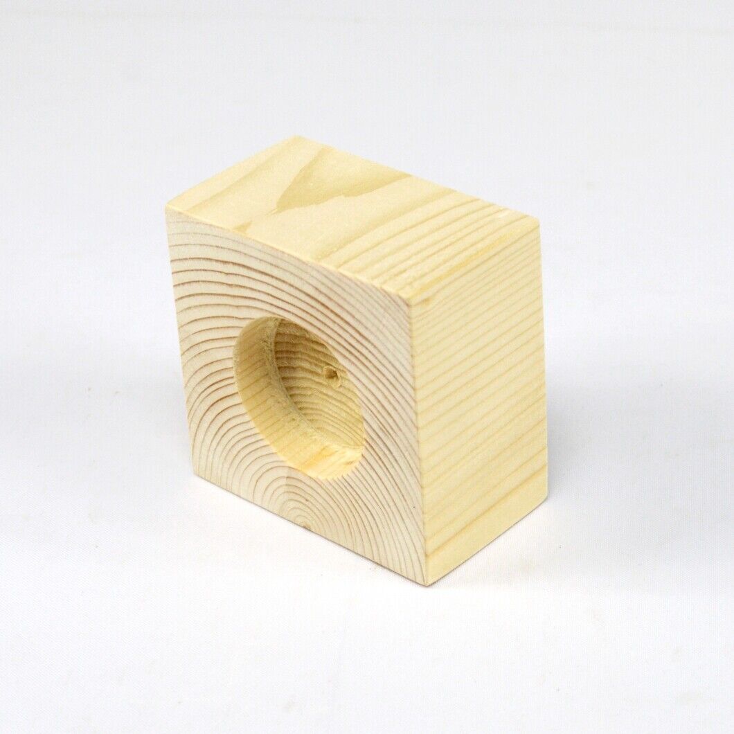 Eco Friendly Wooden Rustic Shabby Chic 4 Tea Light Candle Holders Wedding UK