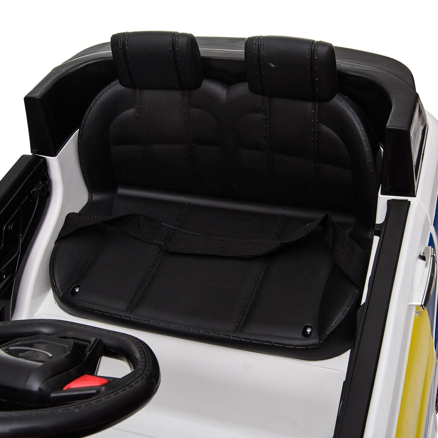 Electric 12V Car for 3-8 Year Kids Police Ride On SUV Car w/Remote/Music/Lights