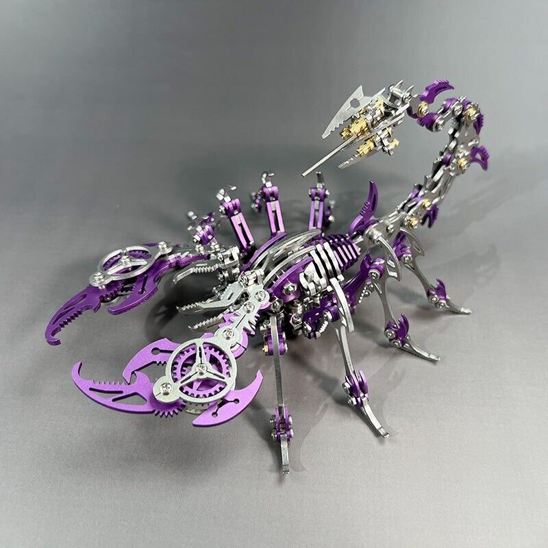 3D Puzzle Scorpion Steampunk Mechanical Creature Assembly Model Kit Adult Gifts