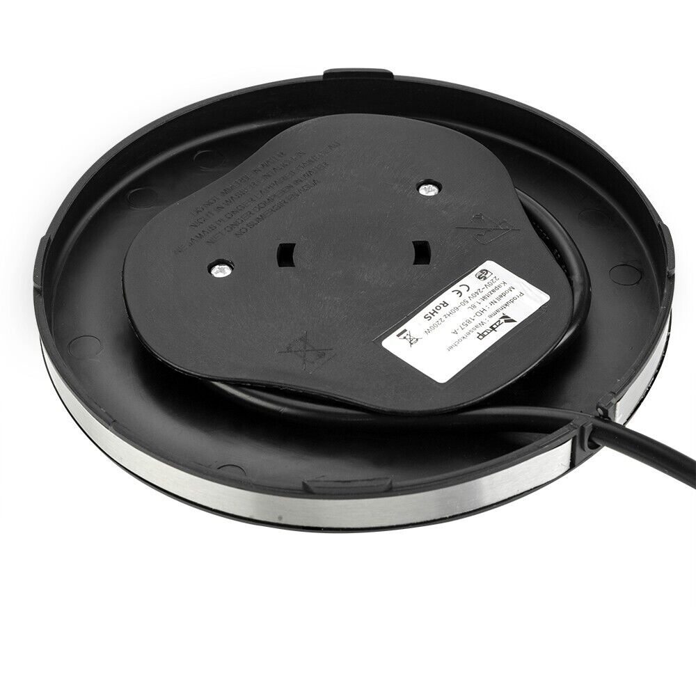 HD-1857-A 220V 2000W 1.8L Electric Glass Kettle UK Plug