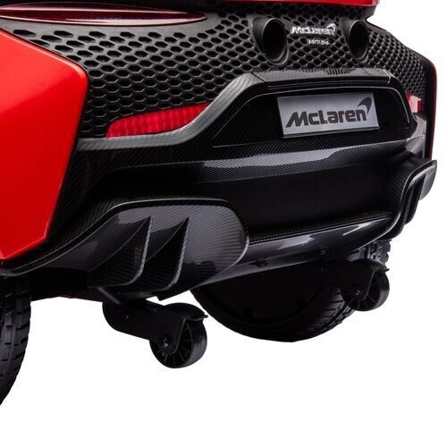 McLaren Licensed 12V Kids Electric Ride-On Car w/ Remote Control, Music - Red
