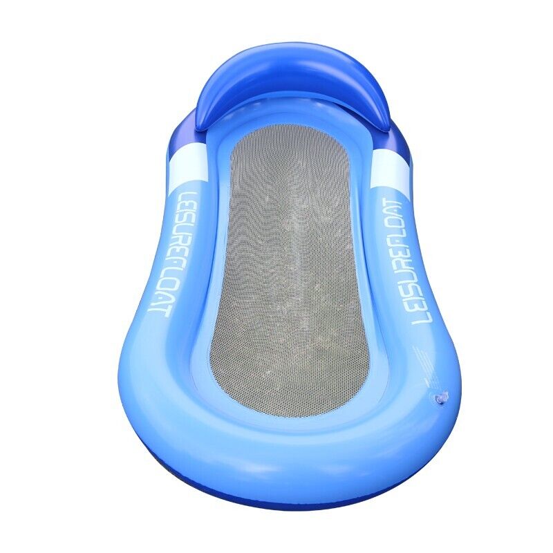 Inflatable Floating Water Hammock Pool Lounger Swimming Mattress Beach Recliner