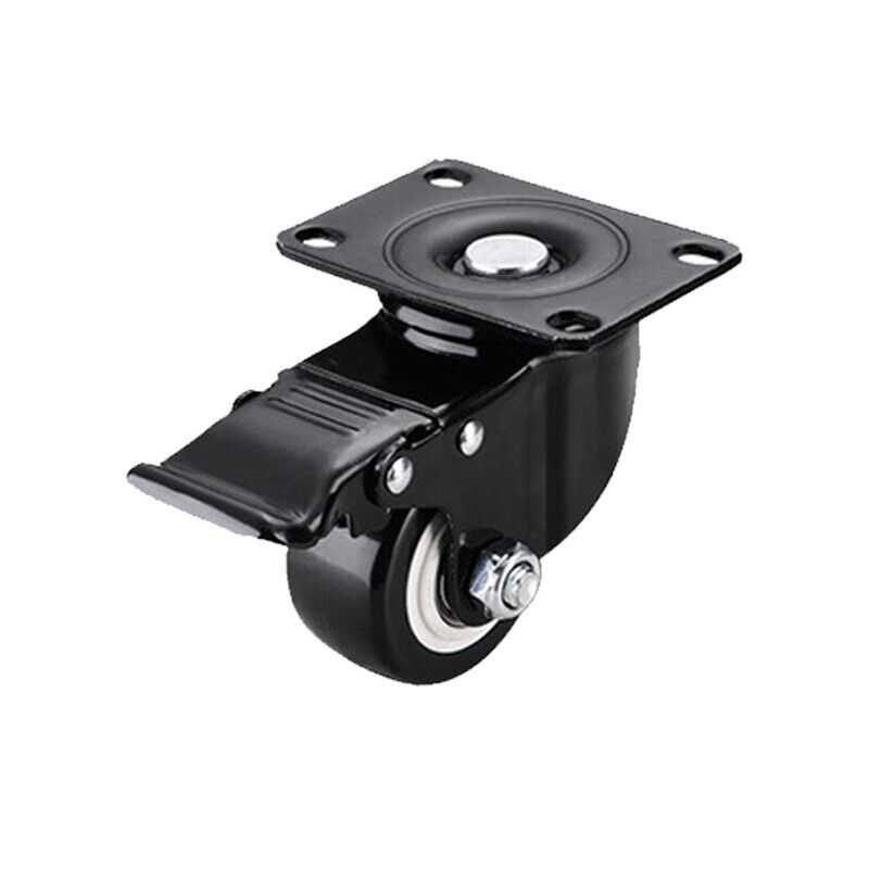 4 X Heavy Duty Swivel Castor Wheels Trolley 50mm Furniture Casters PU 200kg