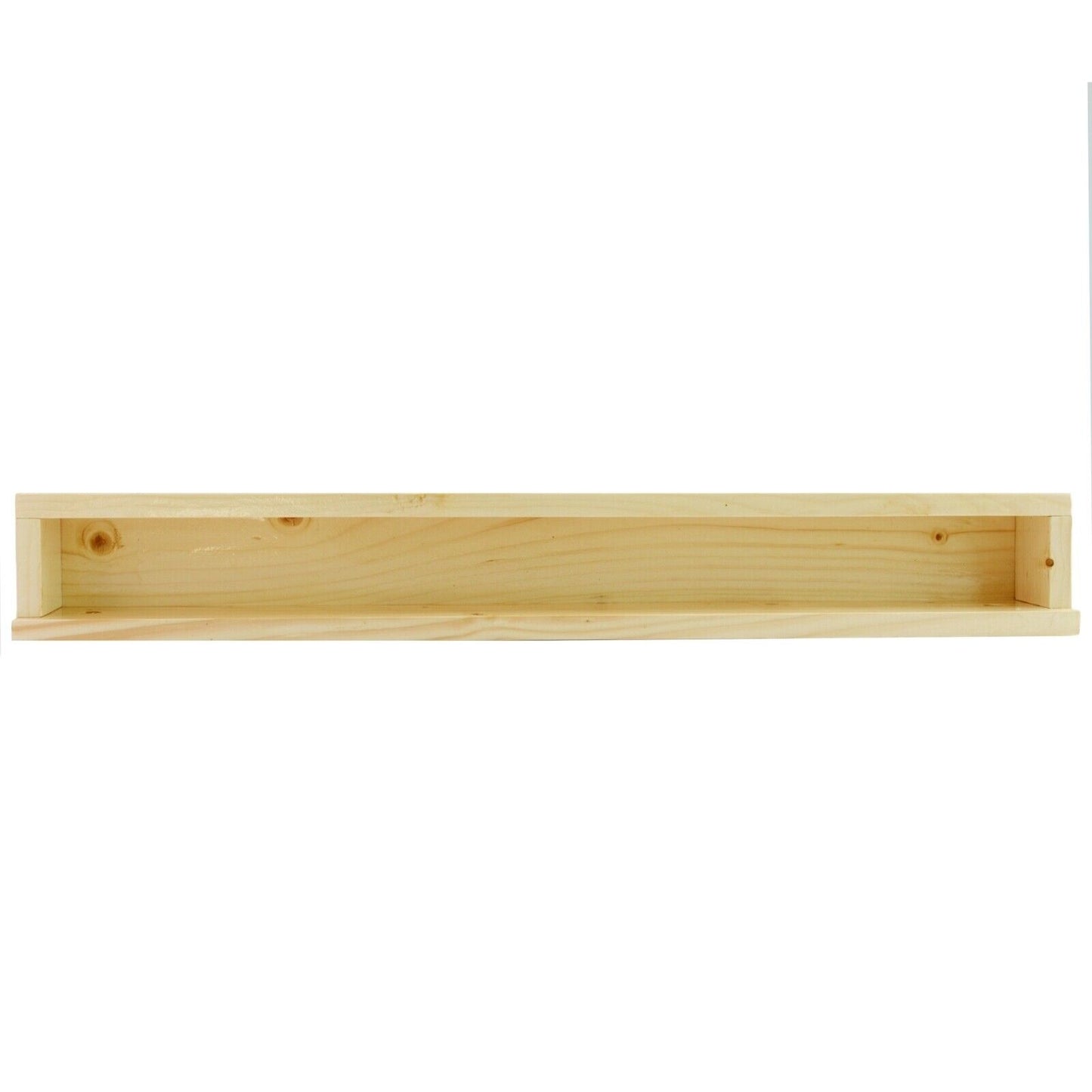 Wooden Shoe Rack Storage Floating Stand Organiser Shelf Unit Wall Mounted Pine