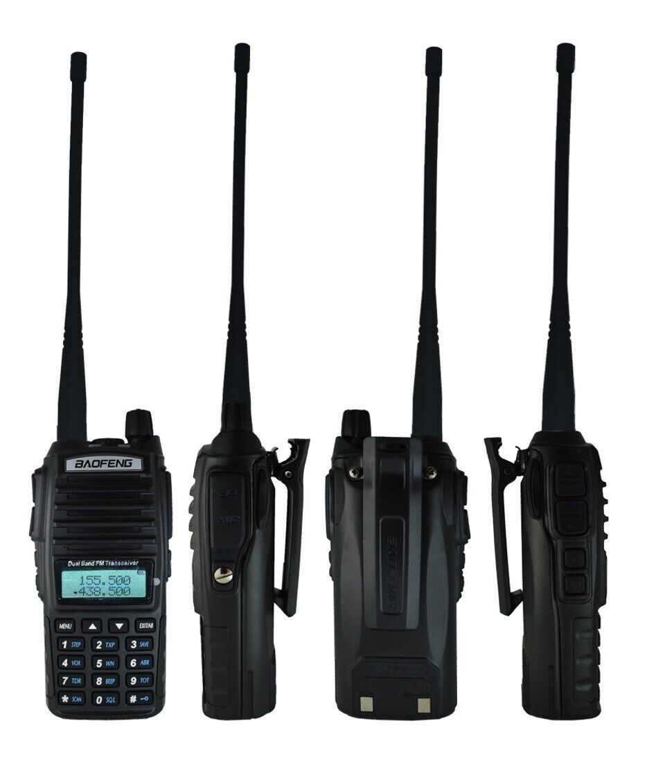 Upgraded BAOFENG UV-82 8W High Power Dual Band VHF/UHF Walkie Talkie + Earpiece
