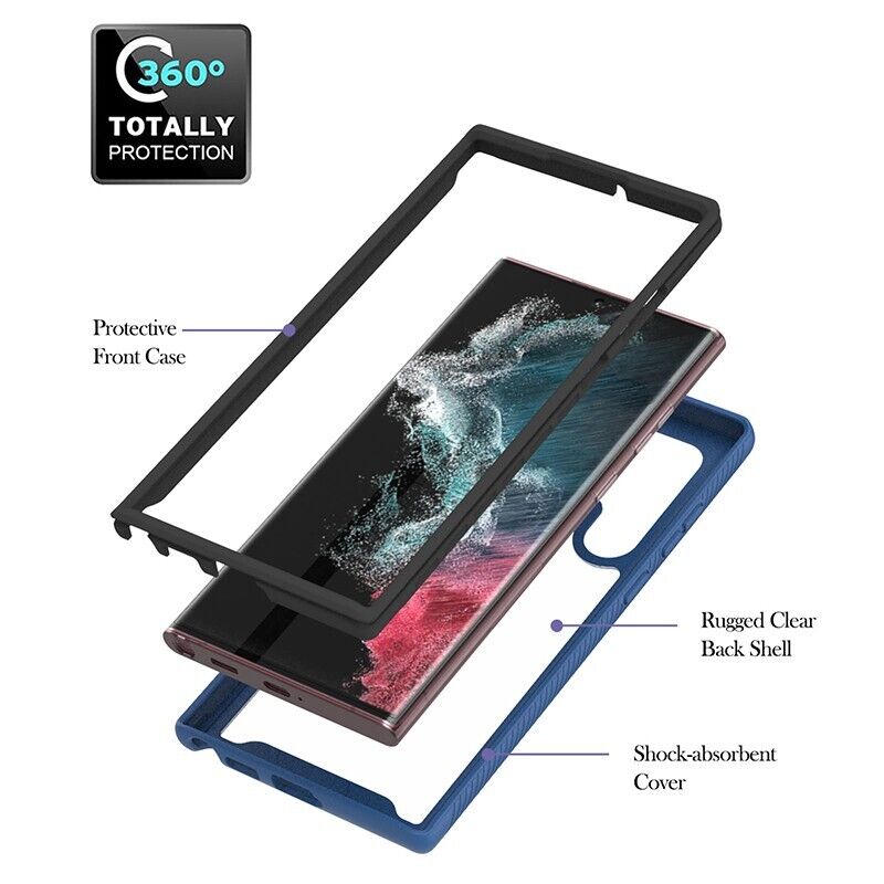 Shockproof 360 Full Body Case For Samsung S22 Plus Ultra