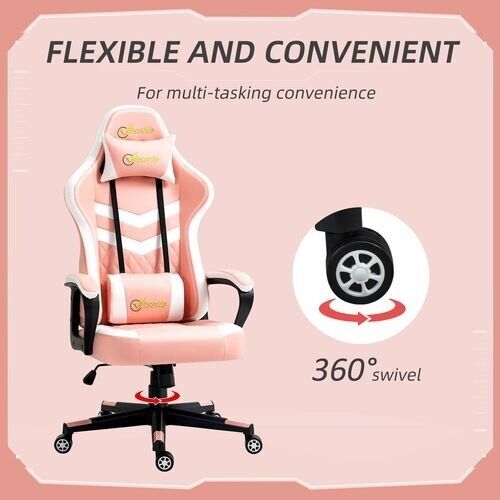 Gaming Chair Recliner Swivel Office Ergonomic Lumber PC Computer Desk Chairs