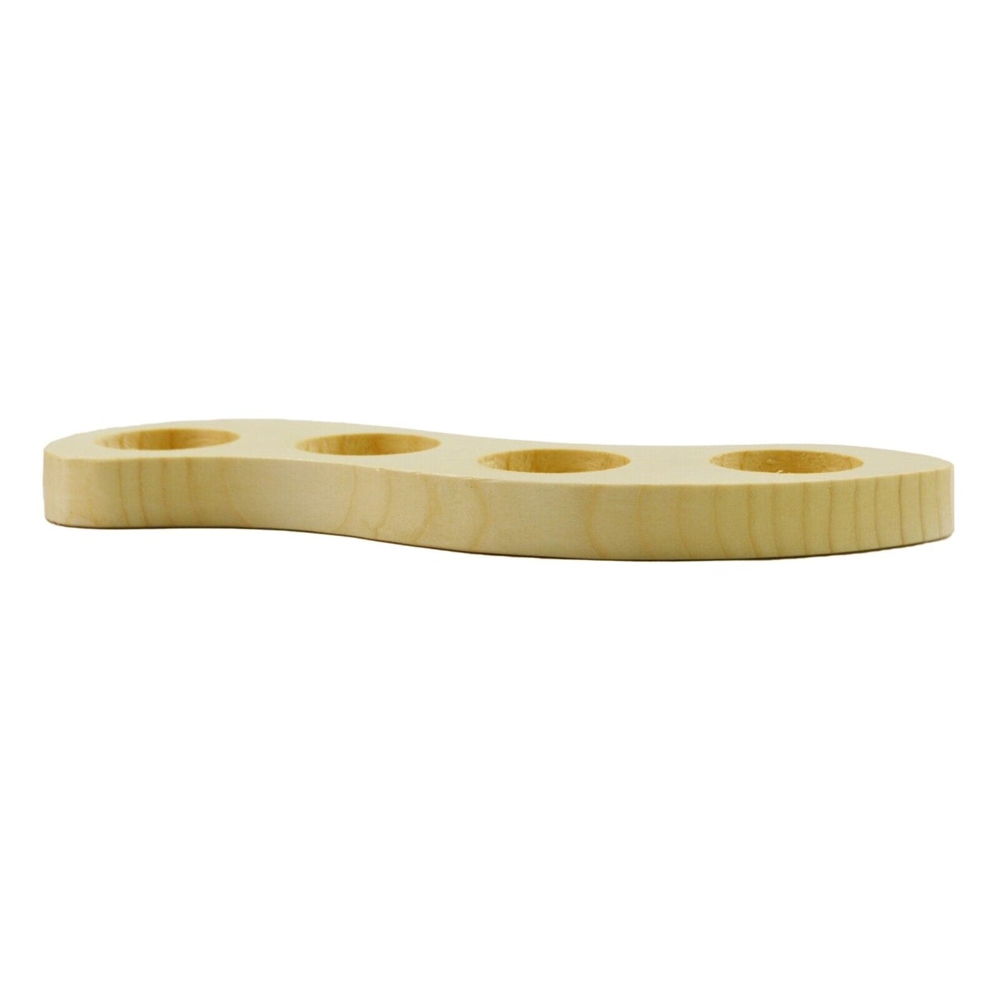 4 Tea Light Candle Holder Romantic Ambient Table Centrepiece Solid Wood Decor