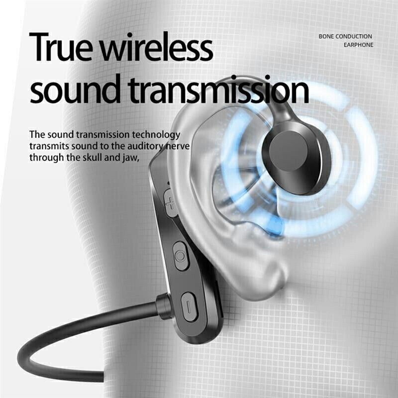 Conduction Earphones Wireless Bluetooth Headset Sport Waterproof Headphones
