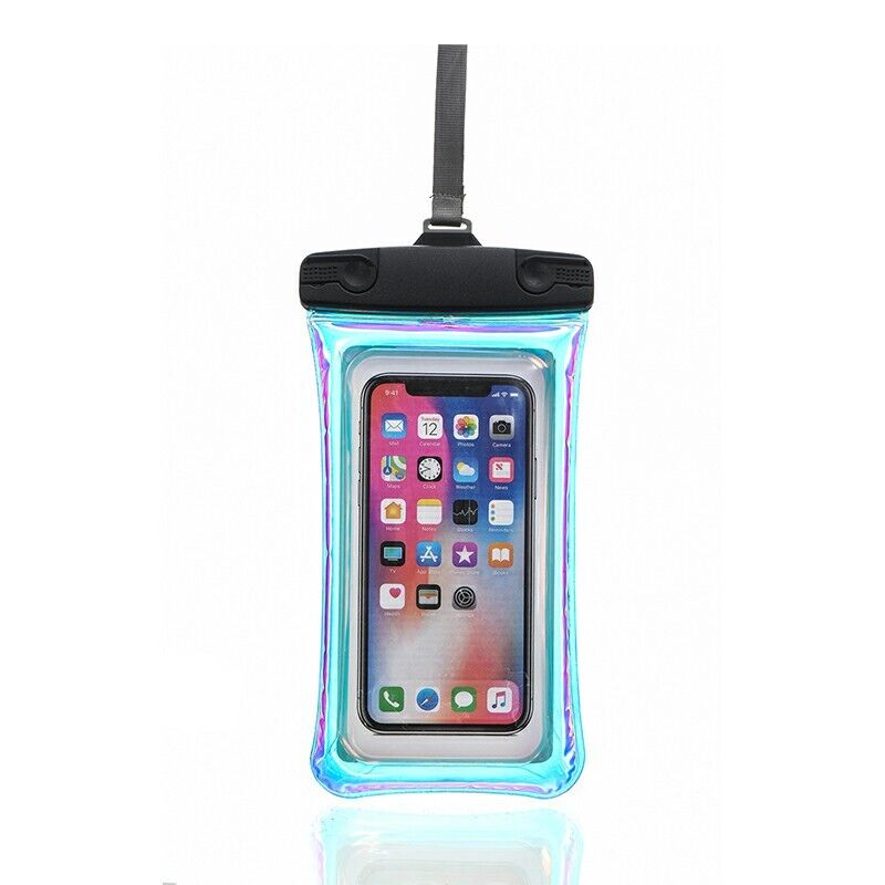 7.2 inch Universal Waterproof Phone Pouch Glowing Bag Multiple Colours