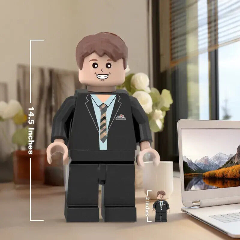 Personalized 3D Print Custom Giant Minifigs Photo Giant Minifigs Turn Your Photo