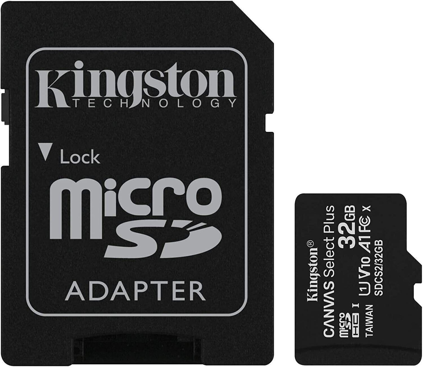Kingston Micro SD Card 32GB 64GB 128GB 256 Class 10 SDXC Phone Memory & Adapter