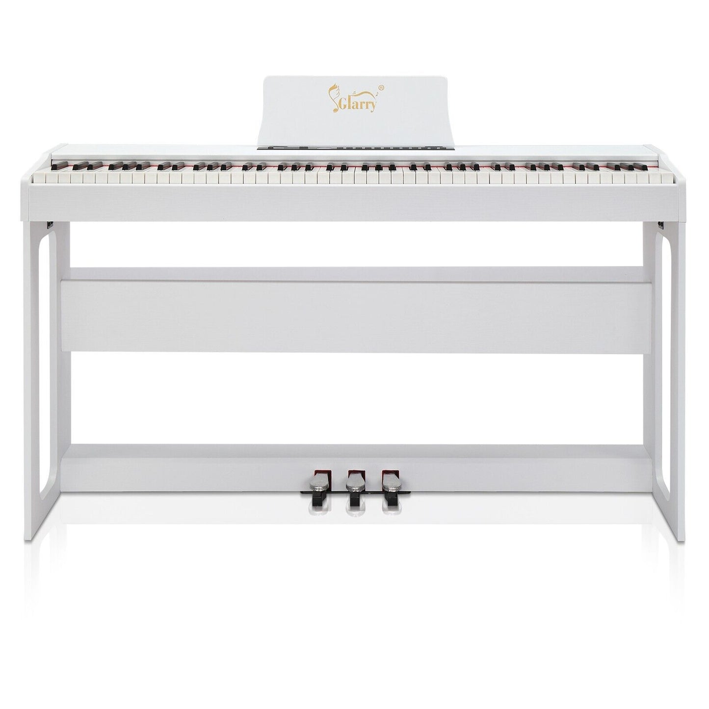 Glarry GDP-104 88 Key Full Weighted Keyboards Digital Piano with Stand Xmas Gift