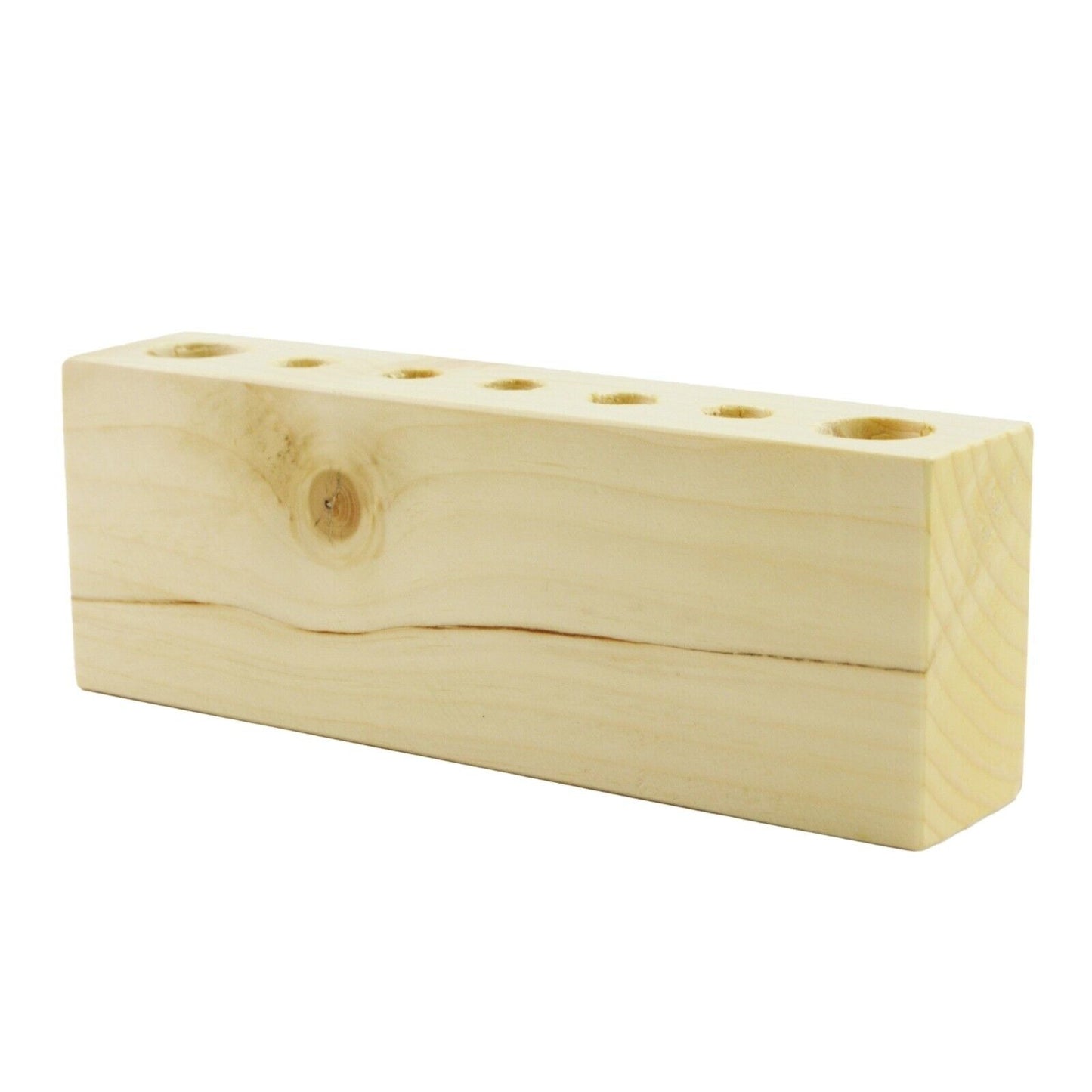 Wooden Pen Pencil Storage Holder Handmade Rustic Table Desk Organizer Tidy