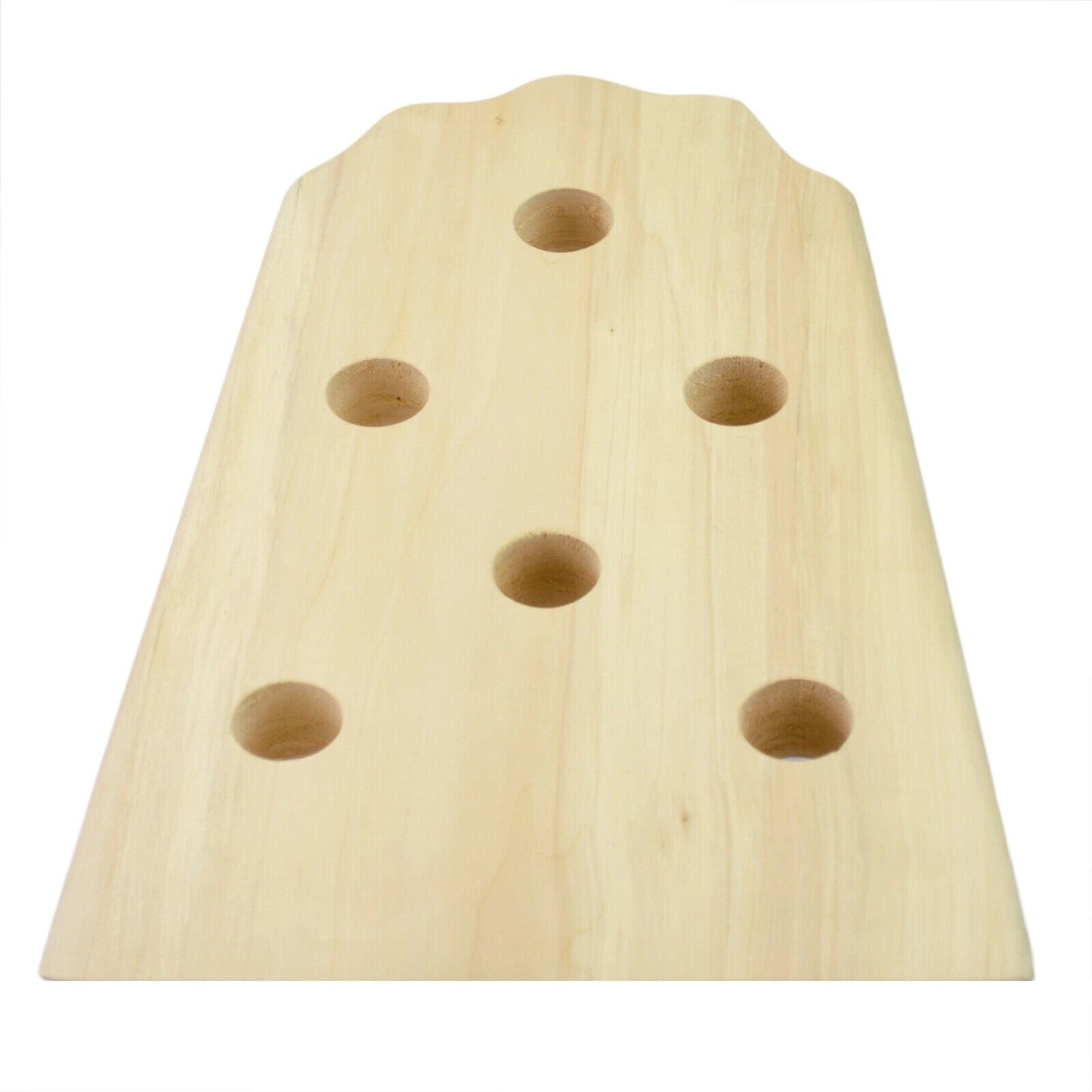 Handmade Wooden Wine Rack Holder Floor Stand Standing Holds 6 Bottles