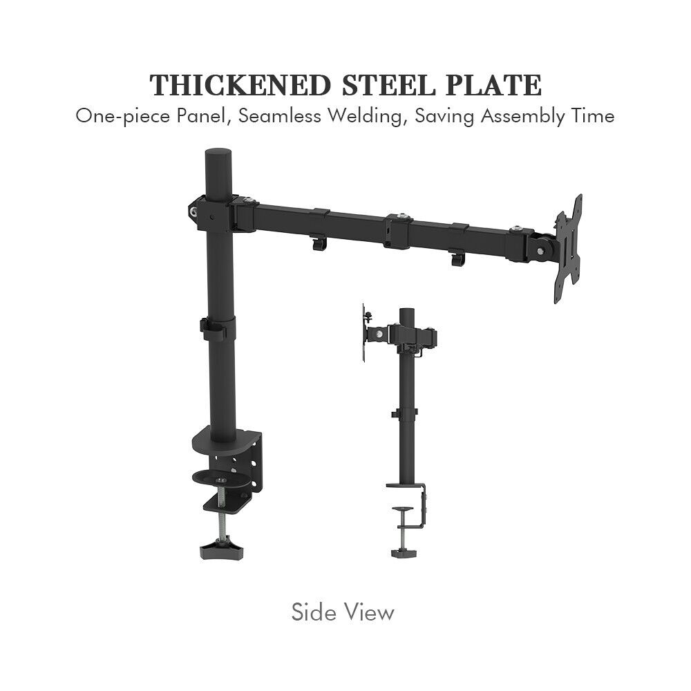 TV Stand Bracket DeskTop Monitor Table Moveable Rotatable For 13-27 inch TV