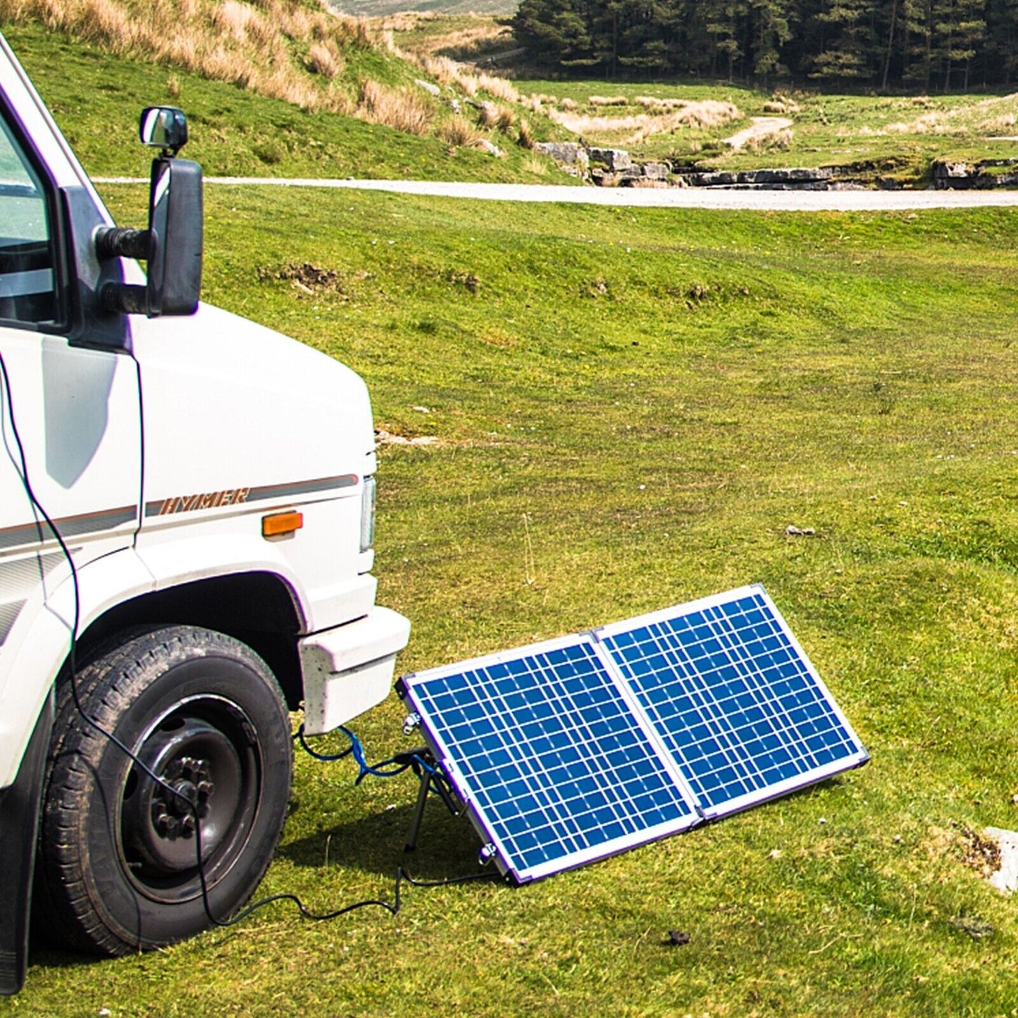 Dokio 120w 18v flexible Mono Solar Panel Kit for Caravan/RV/Boat/Home