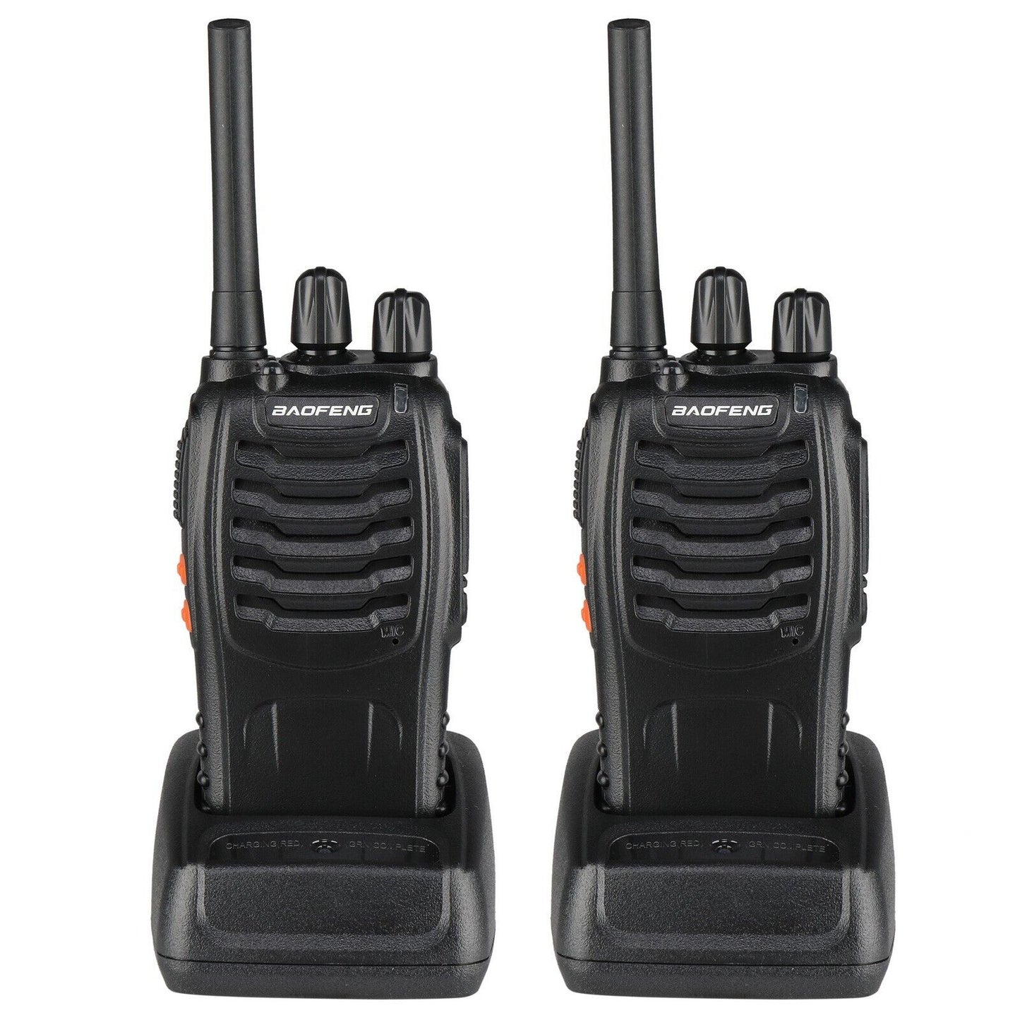 2x Baofeng BF-88e PMR446 Walkie Talkie Long Range Two Way Radio + Earpiece