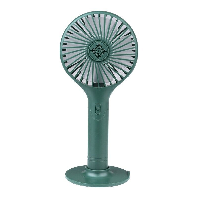 Portable Hand-held Folding Cooling Desk Fan Mini Cooler USB Charging Long Lastin
