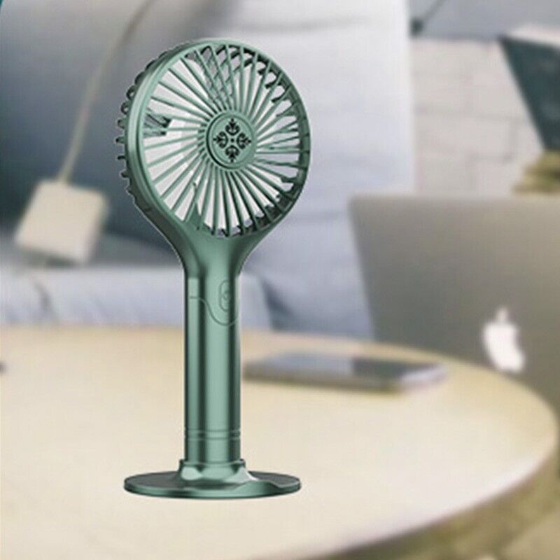 Portable Hand-held Folding Cooling Desk Fan Mini Cooler USB Charging Long Lastin