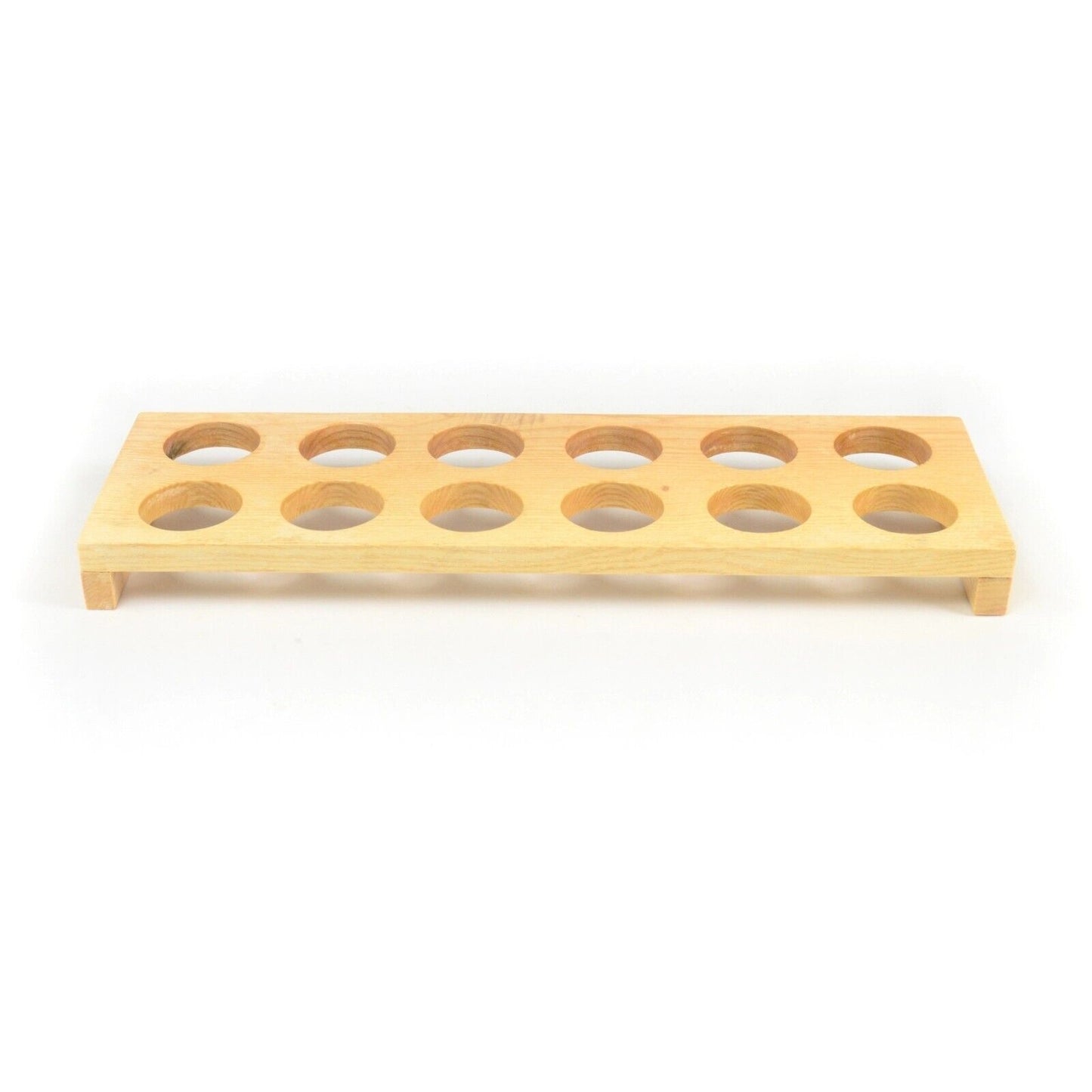 Wooden Egg Holder Home Decor Kitchen Storage Rack Display 12 Eggs Handmade