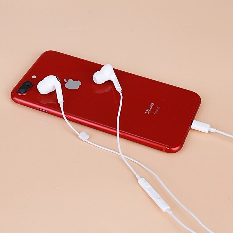 8 Pin Wired In Ear Headphones with Microphone, Bluetooth Earphones