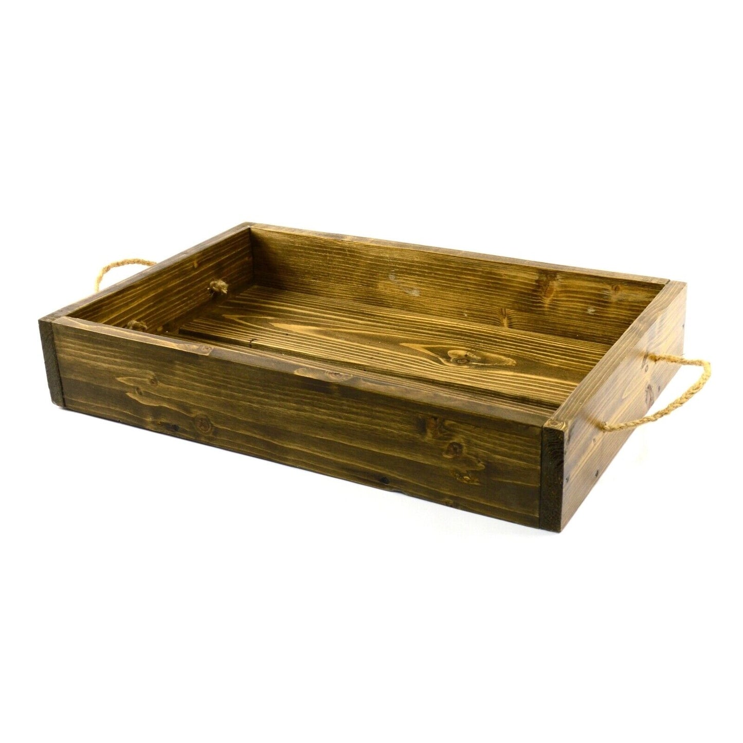 Wooden Serving Tray with Handles / Handmade Serving Tea Breakfast Fruit Wood